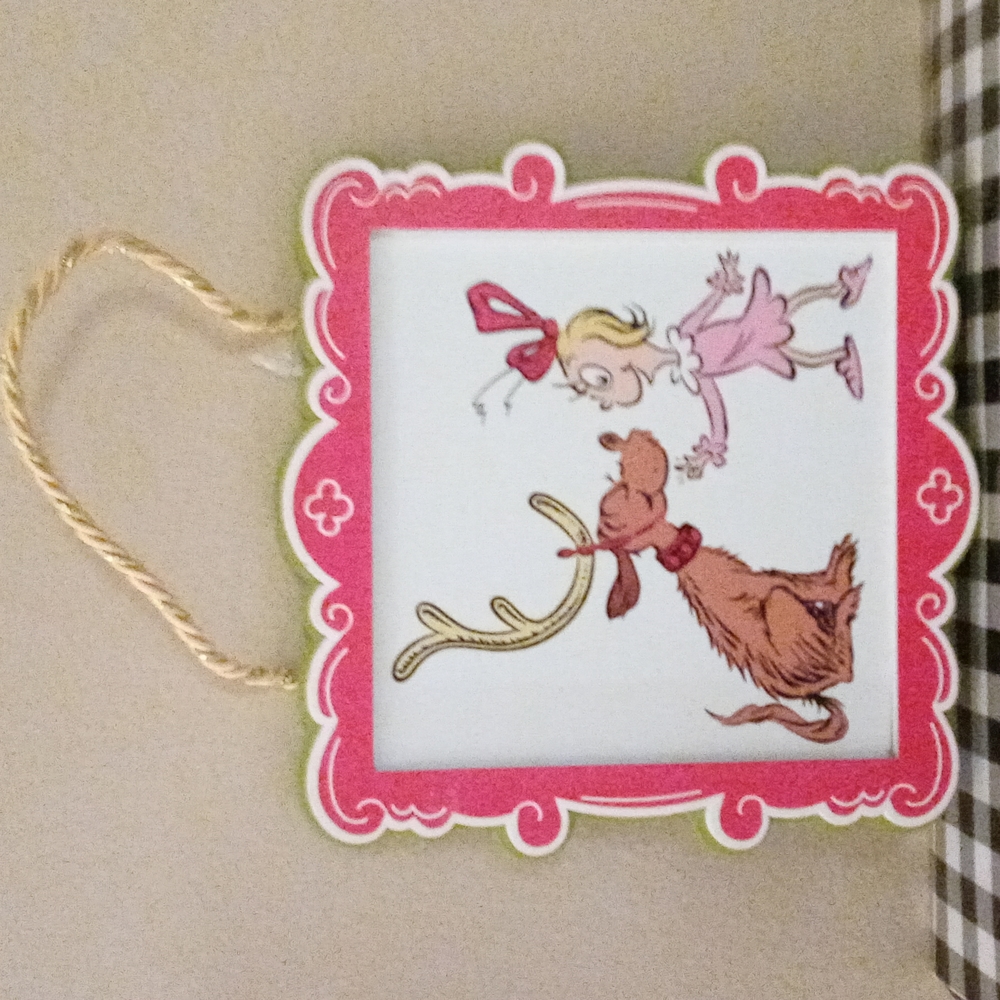 Cindy Lou and Max Wood Ornament